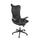 Autronic - Židle kancelářská, černá MESH, plastový kříž - KA-S248 BK