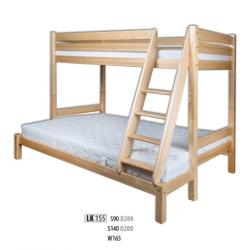 Poschodová posteľ LK155 - 90